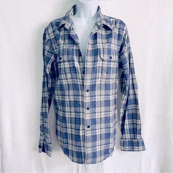 Club Room • Plaid Button Down Long Sleeve Shirt - Picture 6 of 7